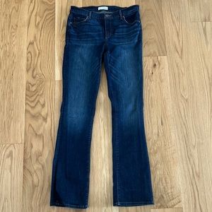 Women’s LOFT Modern Boot Dark Wash Jeans (size 29/8)